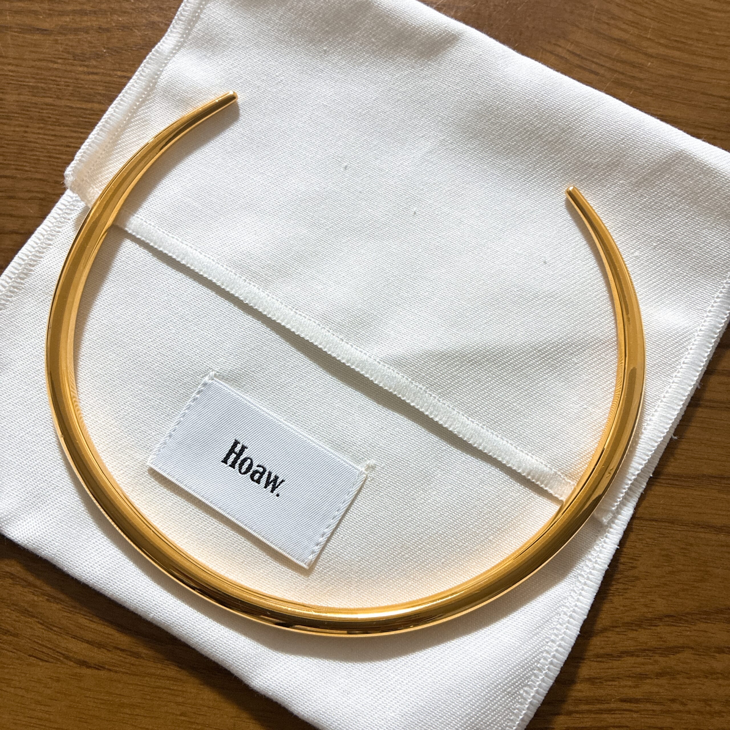 whim gazette ウィムガゼット Hoaw ハァウ チョーカー ゴールド