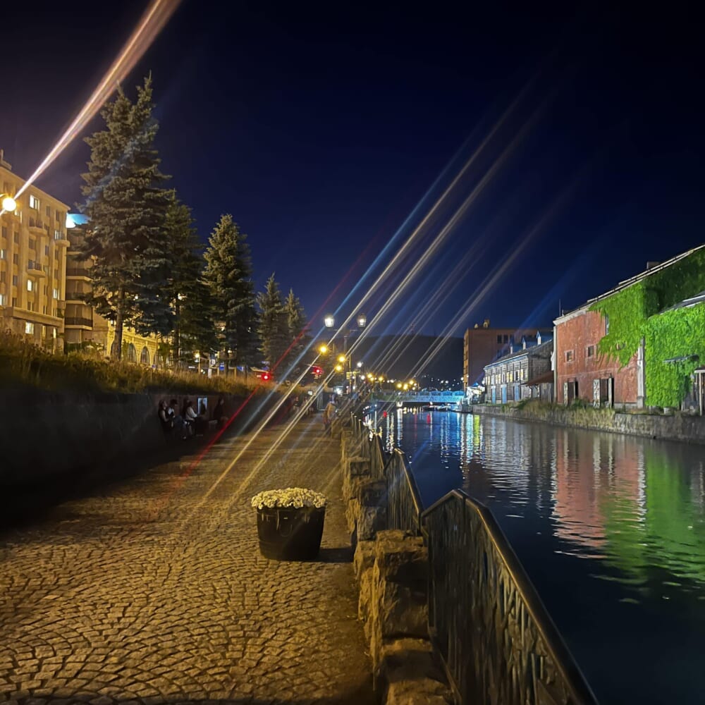小樽 運河 夜景