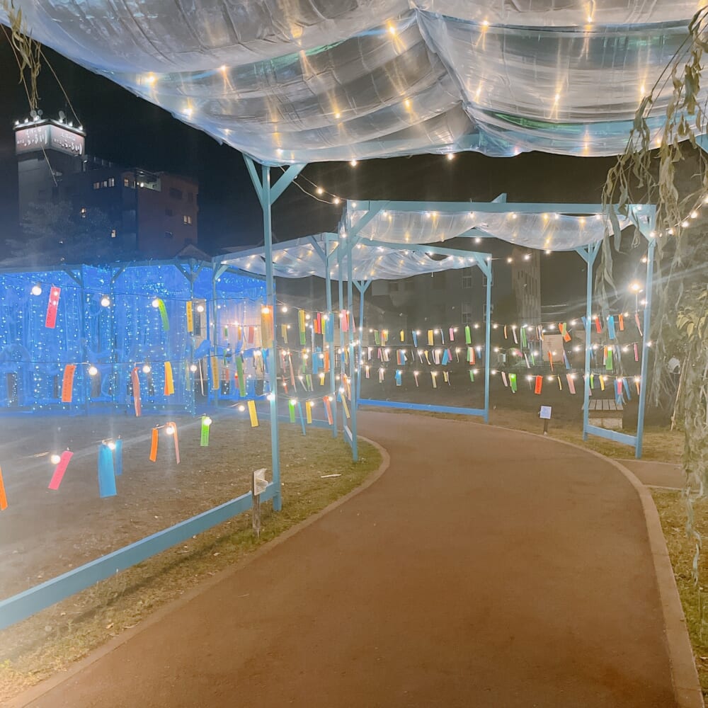 小樽芸術村 中庭 七夕イルミネーション