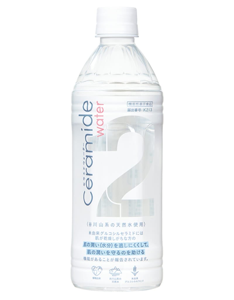2foods（トゥーフーズ）
トゥーウォーターセラミド　（機能性表示食品） 500㎖￥184（編集部調べ）