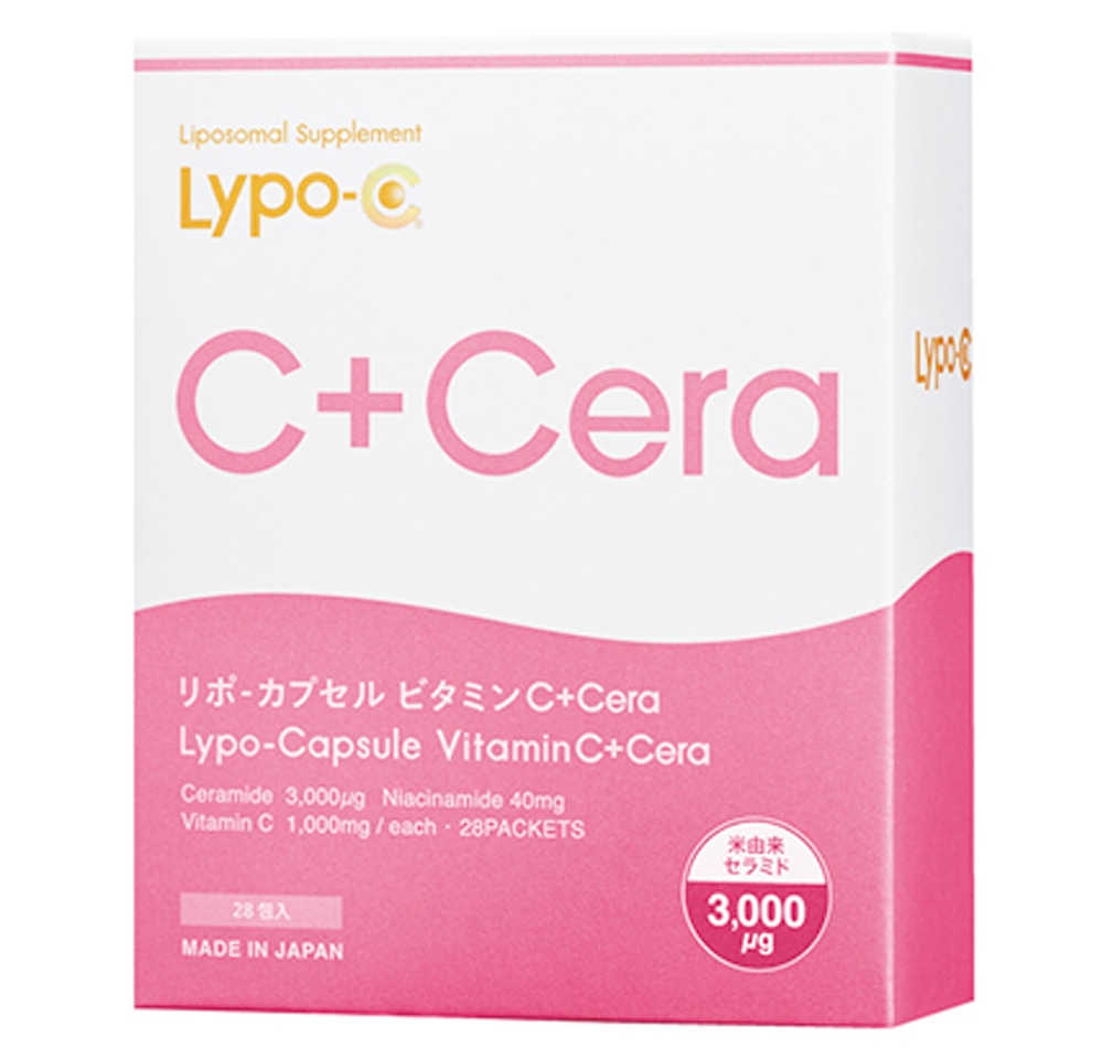 Lypo-C
リポ・カプセルビタミンC＋Cera　28包入￥13460