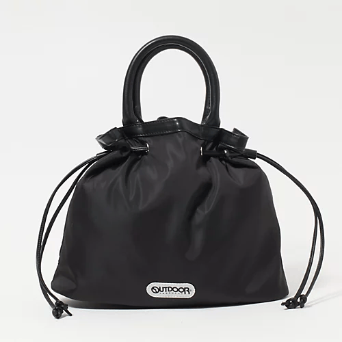 OUTDOOR PRODUCTS【LEEマルシェ20th別注】 チャーム付き マルチWAYショルダーバッグ　ブラック