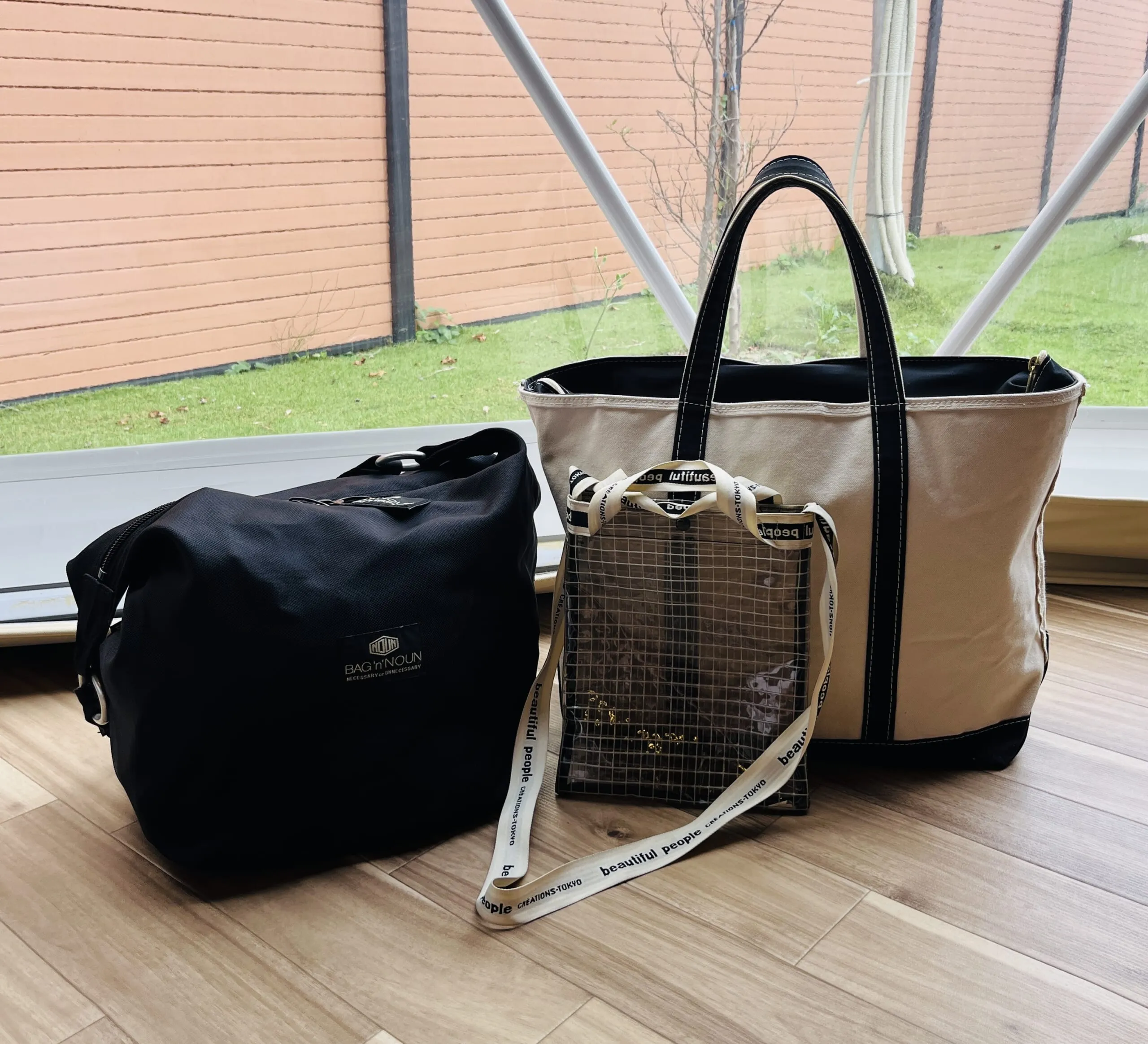 MARINAさん愛用旅バッグ3点集合