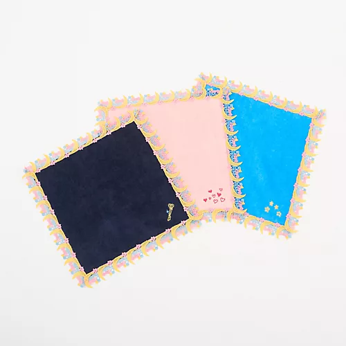 近沢レース店 【LEE別注】「ときめきトゥナイト×近沢レース店」コラボタオルハンカチ３色セット