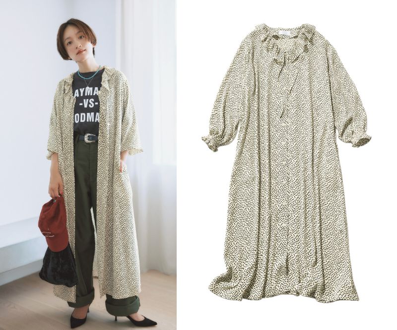 LEEマルシェ 高山都 12closetコラボ ワンピース アイボリー