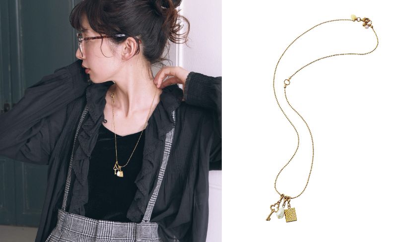 12closet ヴィンテージ調ネックレス kazumi
