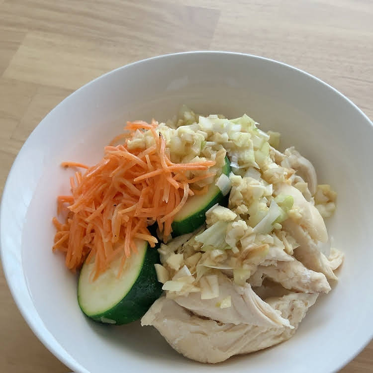 レンチン鶏肉飯2