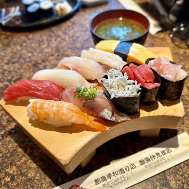 【静岡・熱海】仲見世通りの『すしの磯丸』
