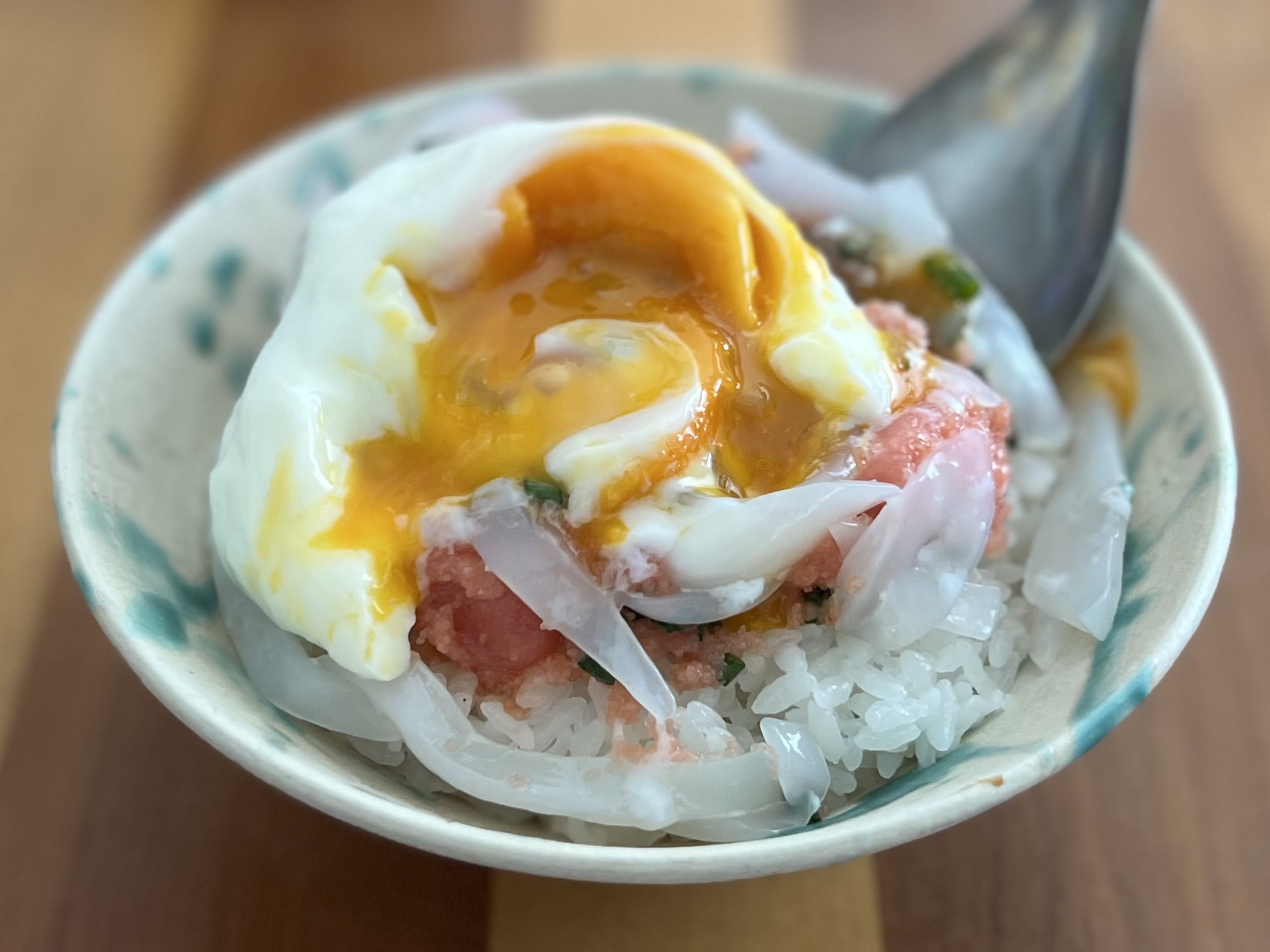 ごま油香るイカと明太子のっけ飯（調理時間5分）