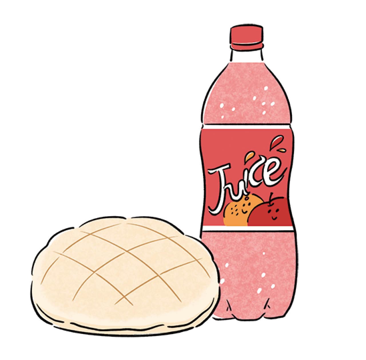 血糖値を急激に上げる食品イラスト