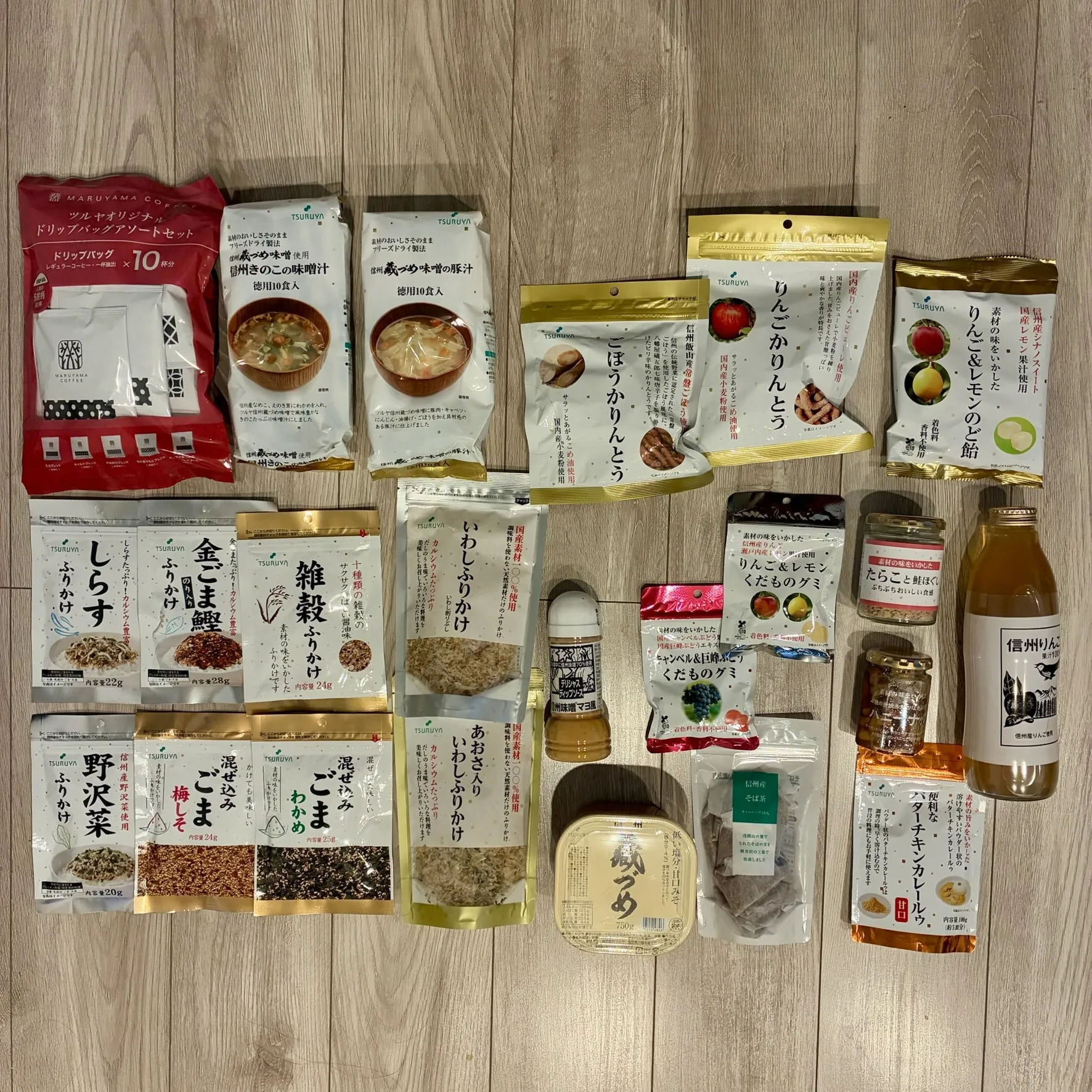ちゅーこさんのツルヤ購入品集合
