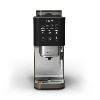 COFFEE CRUSH EXPERIENCE（コーヒークラッシュ エクスペリエンス） 品番：SA403BJ0 参考価格：70,000円（税込み） 製品サイズ（W×D×H）：約15cmx29cmx36cm メニュー：エスプレッソ・ルンゴ・ドリップ・コールドブリュー・ミルク・お湯 スチームノズル：あり 豆の挽き具合：5段階
