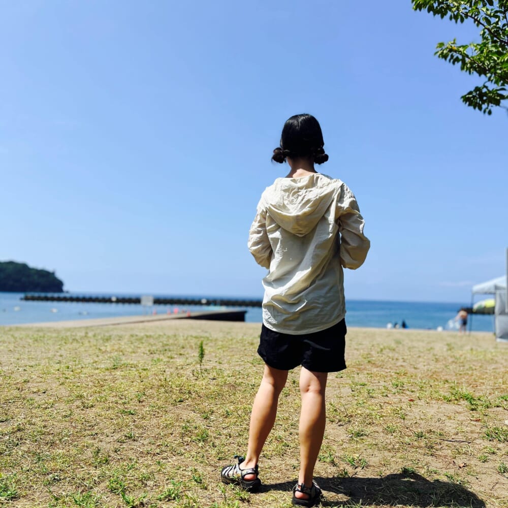SEA DRESS　フロントジップアクティブパーカー
【Coral veil cruise（コーラルベールクルーズ）】 サラサタンキニショルダードレス３点セット
UNIQLO　スイムアクティブショートパンツ