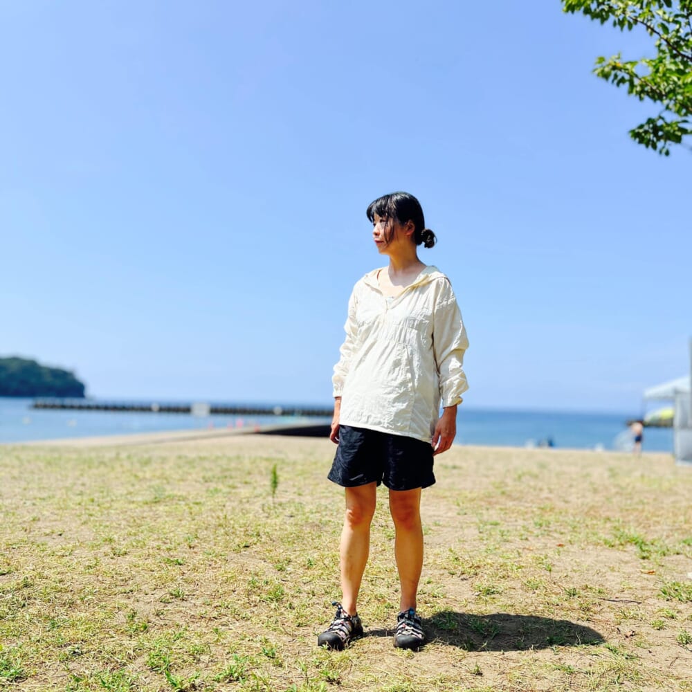 SEA DRESS　フロントジップアクティブパーカー
【Coral veil cruise（コーラルベールクルーズ）】 サラサタンキニショルダードレス３点セット
UNIQLO　スイムアクティブショートパンツ