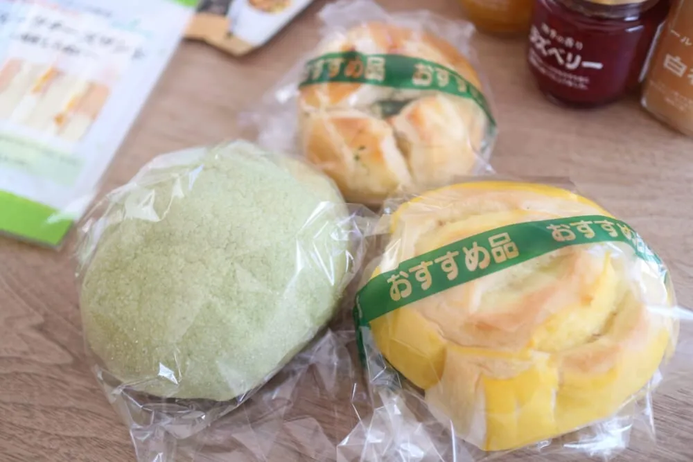 ベーカリーコーナーのパン