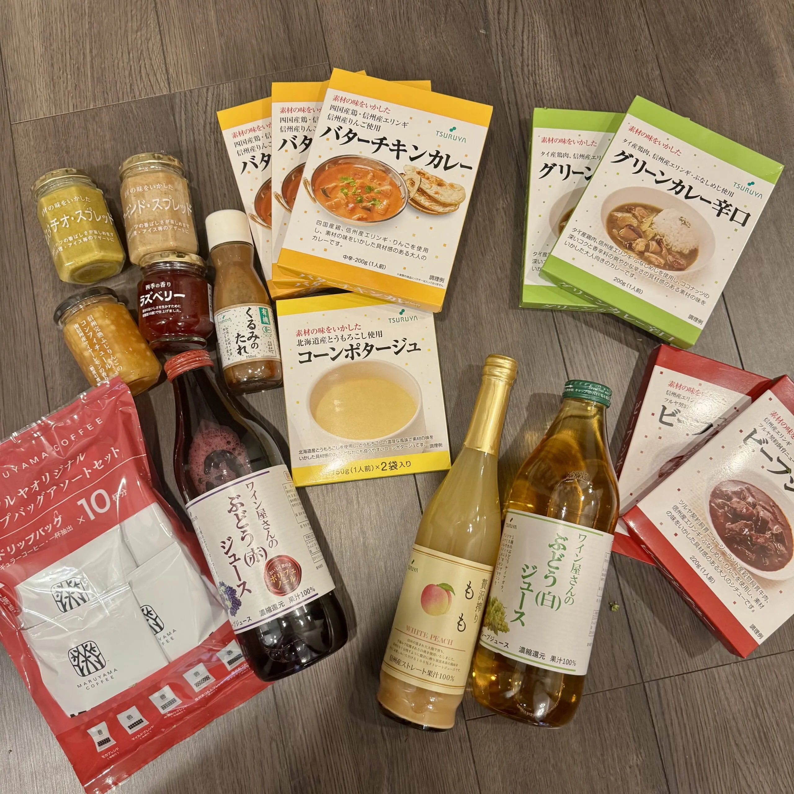springさんのツルヤ購入品集合