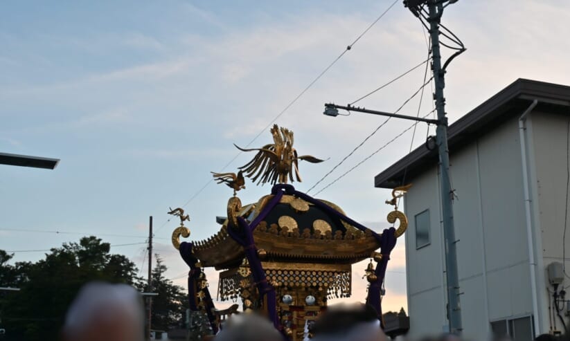 吉田の火祭り 明神神輿