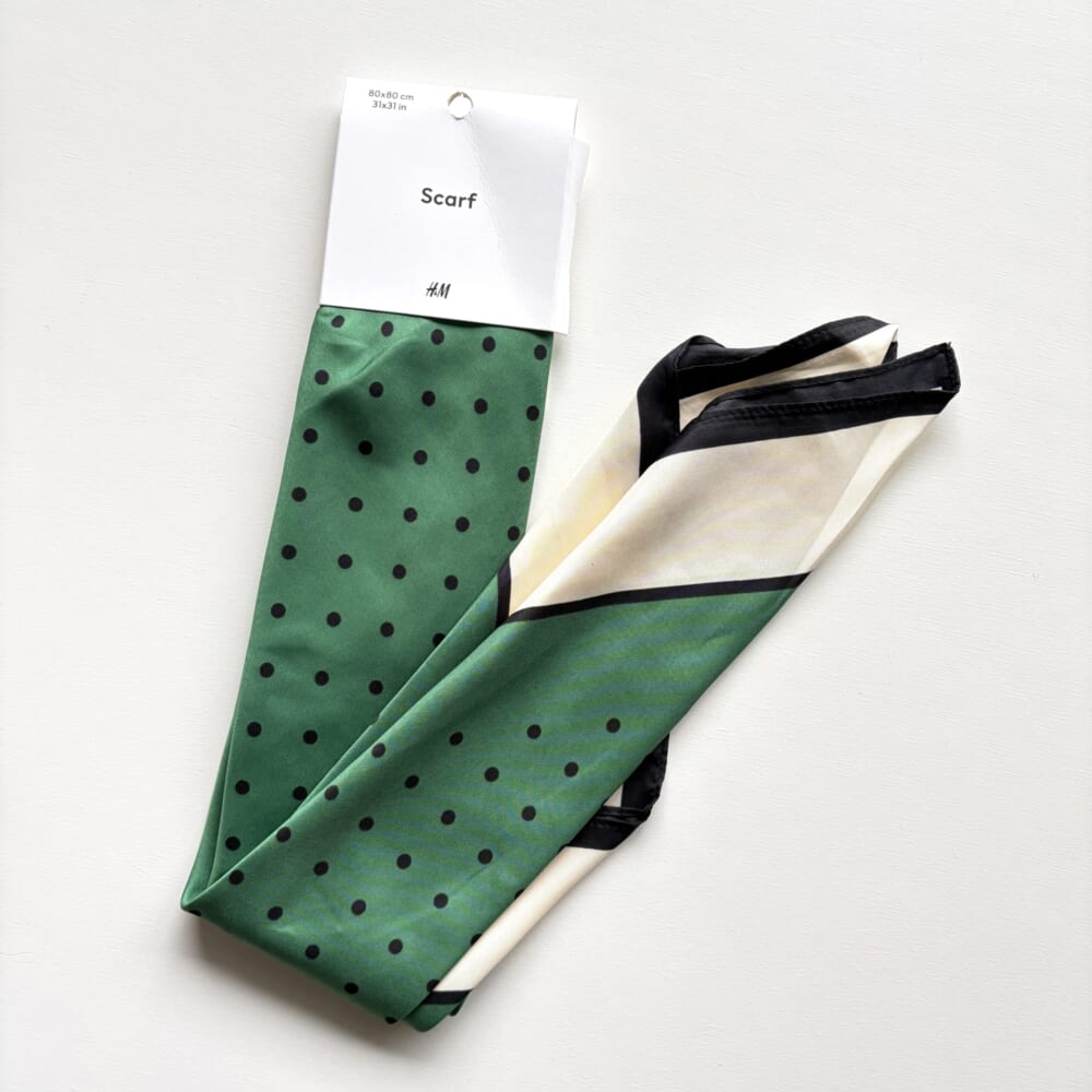 H&M スカーフ ドット