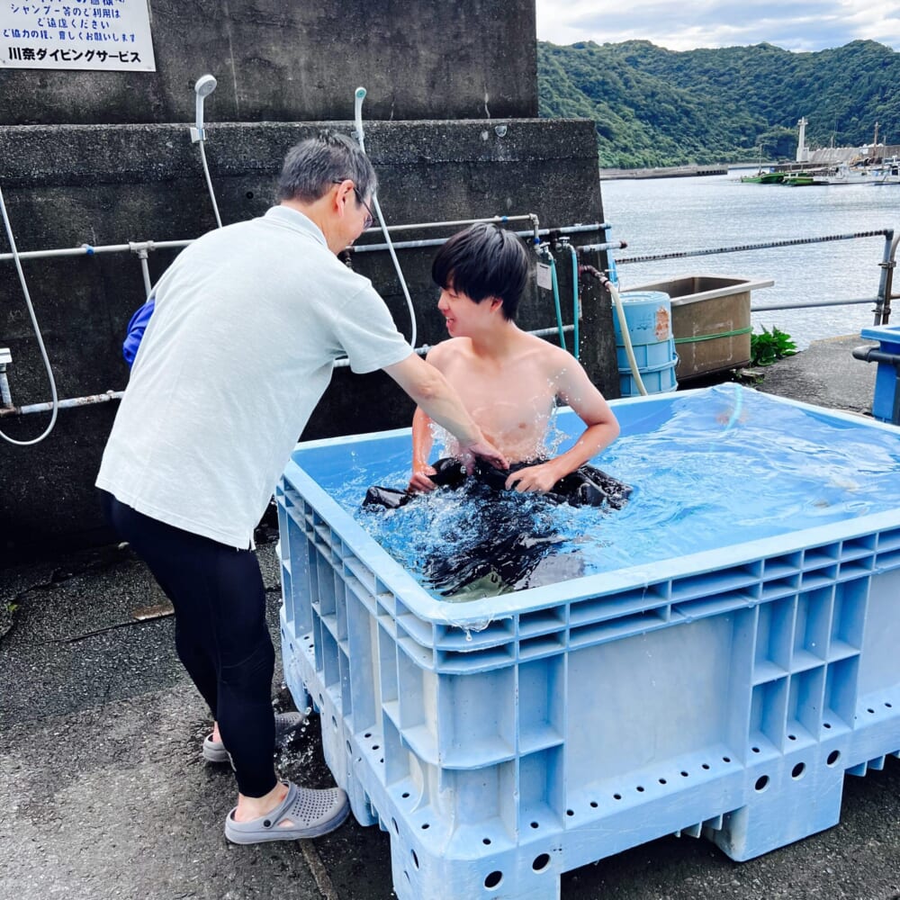 静岡県伊東市川奈 体験ダイビング