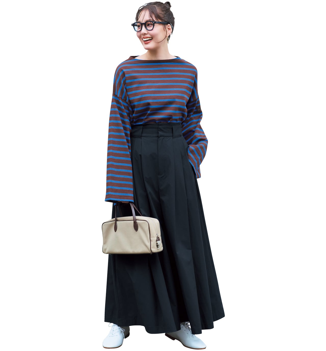高橋夏果さんの20th Anniv. LEE限定 12closet(トゥエルブクローゼット)【洗える】【撥水】【高橋夏果さんコラボ】ALL DAYS スカート見えパンツのコーデ