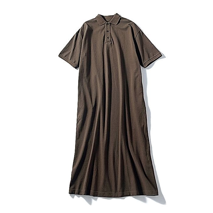 12closet LEEマルシェ 【コラボ】鹿の子ポロワンピース