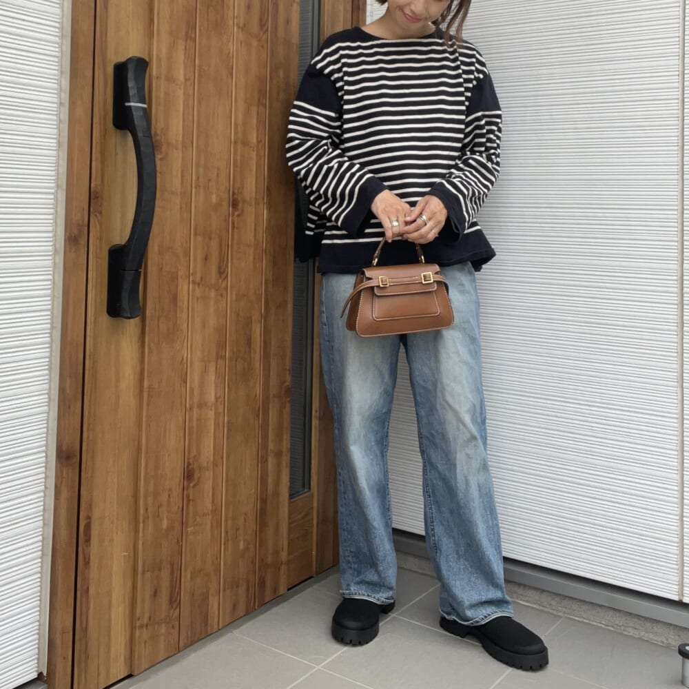 emmi「ecoニットブーツ」を履いたあーさんのコーデ