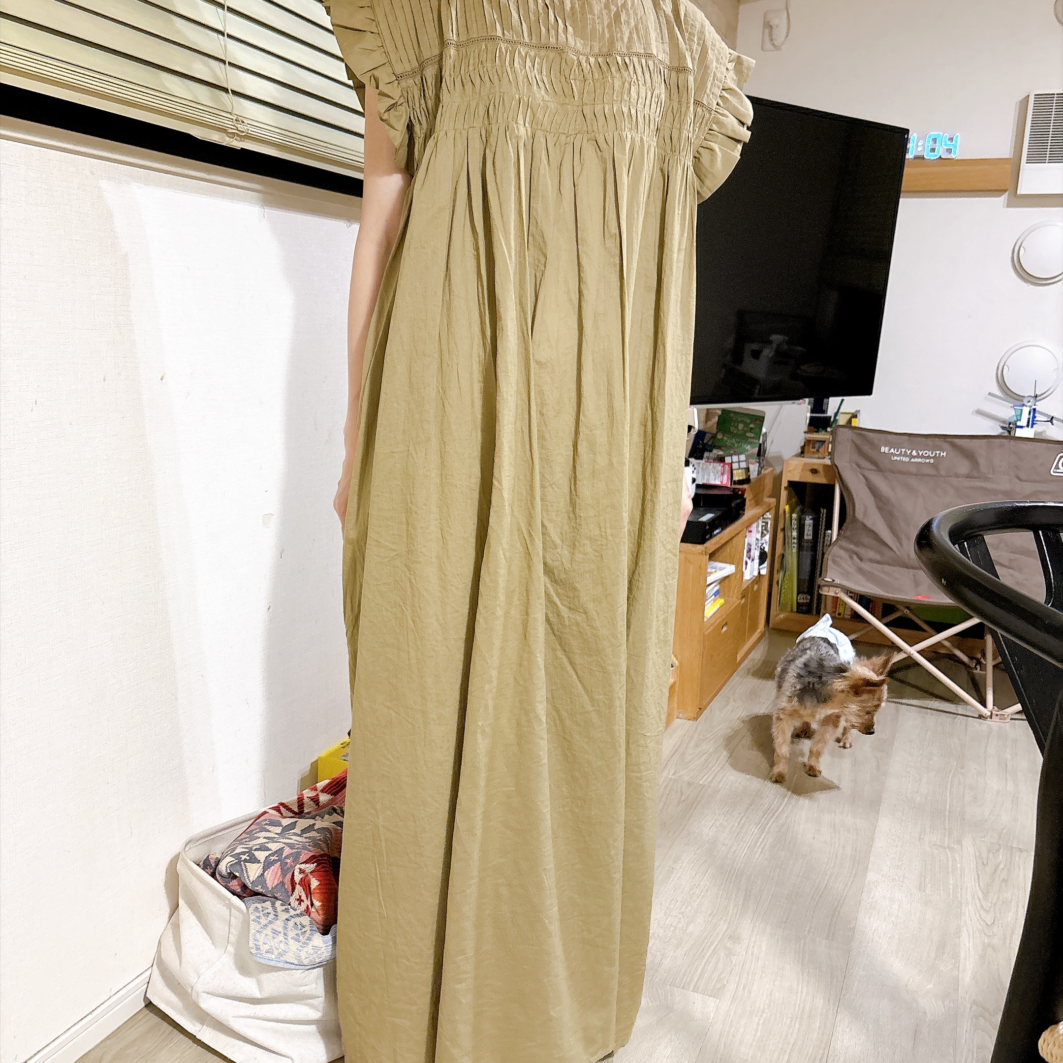 ロング丈ワンピース