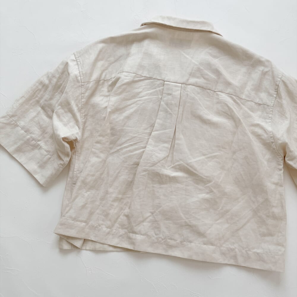 LE GLAZIK リネンシャツ 開襟シャツ