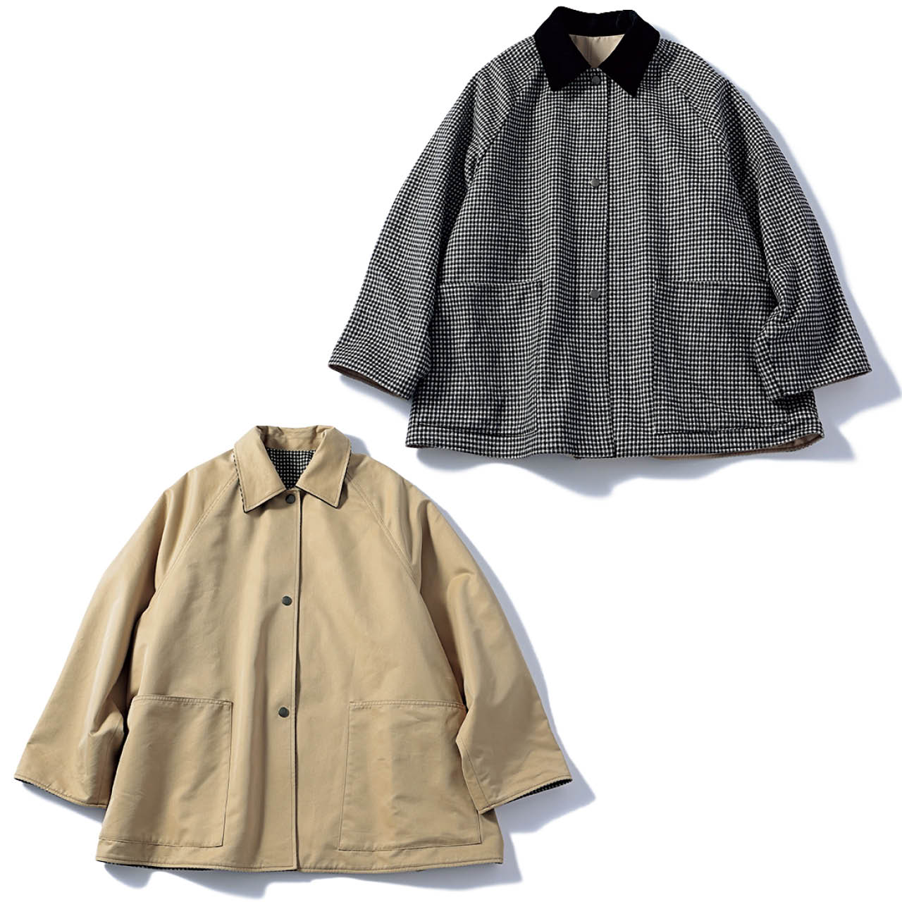 20th Anniv. LEE限定 TICCA（ティッカ）【撥水】【LEEマルシェ20th別注】リバーシブルショートコート