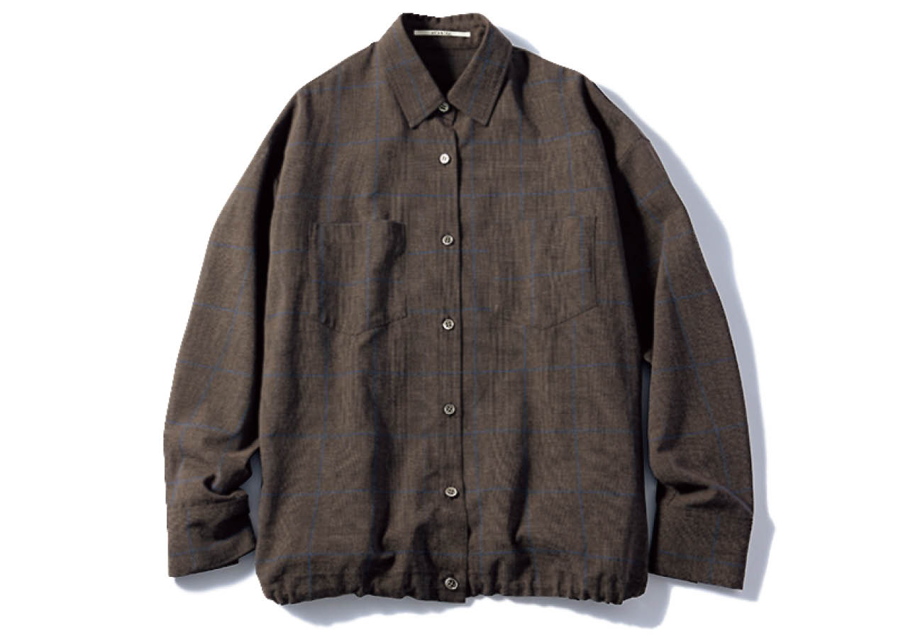 MICA & DEAL（マイカ　アンド　ディール）【洗える】drawstring shirt jk
