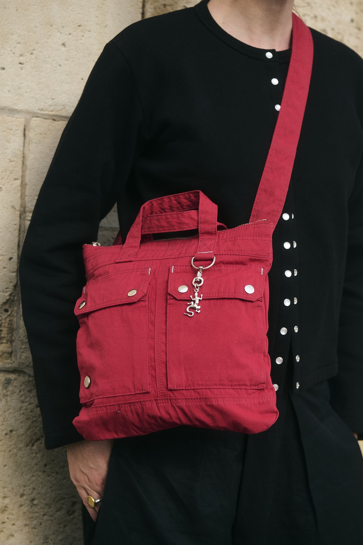 【agnès b. × POTR Collaboration】ショルダーバッグとして使用