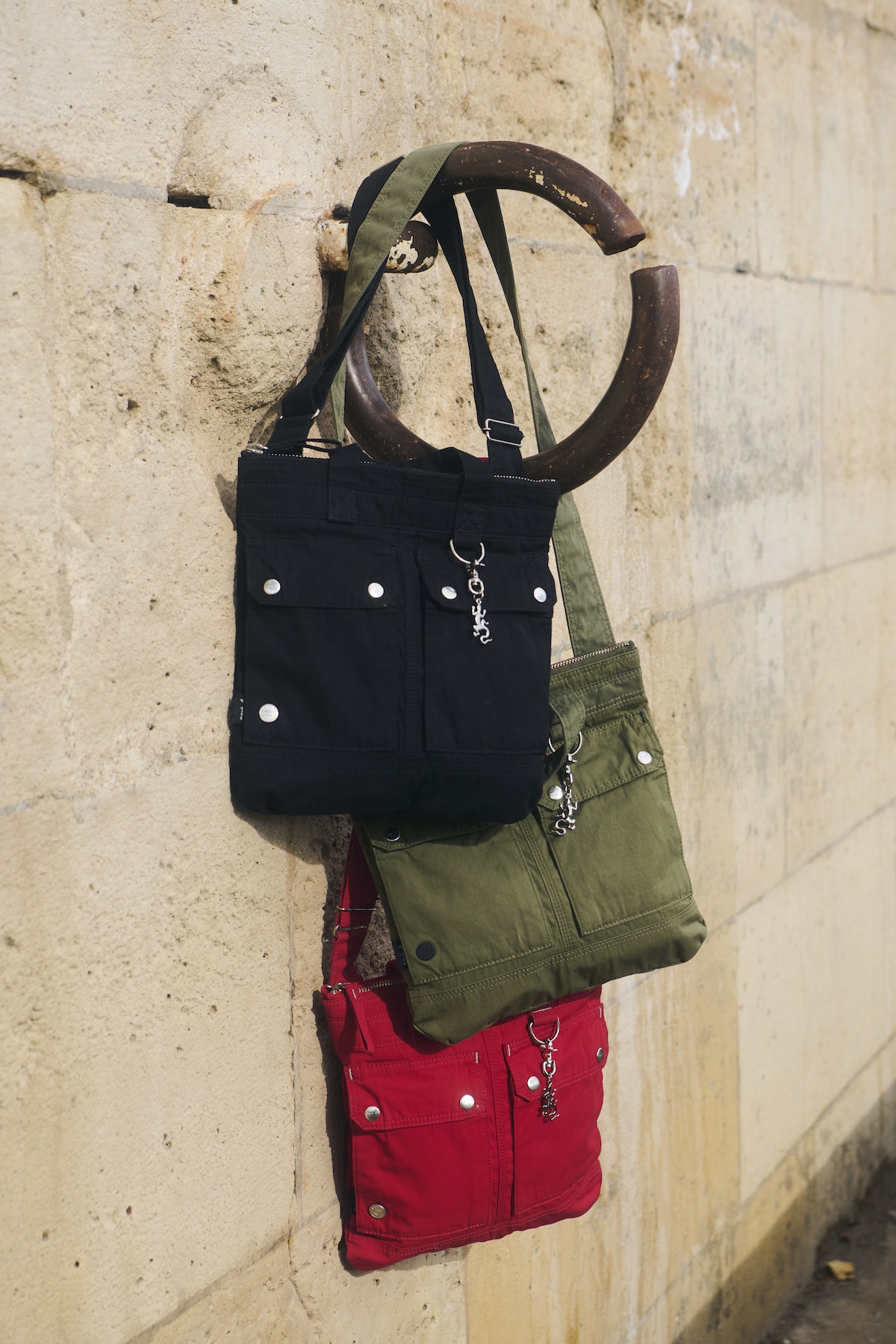 【agnès b. × POTR Collaboration】2 WAY HELMET BAG カラーバリエーション