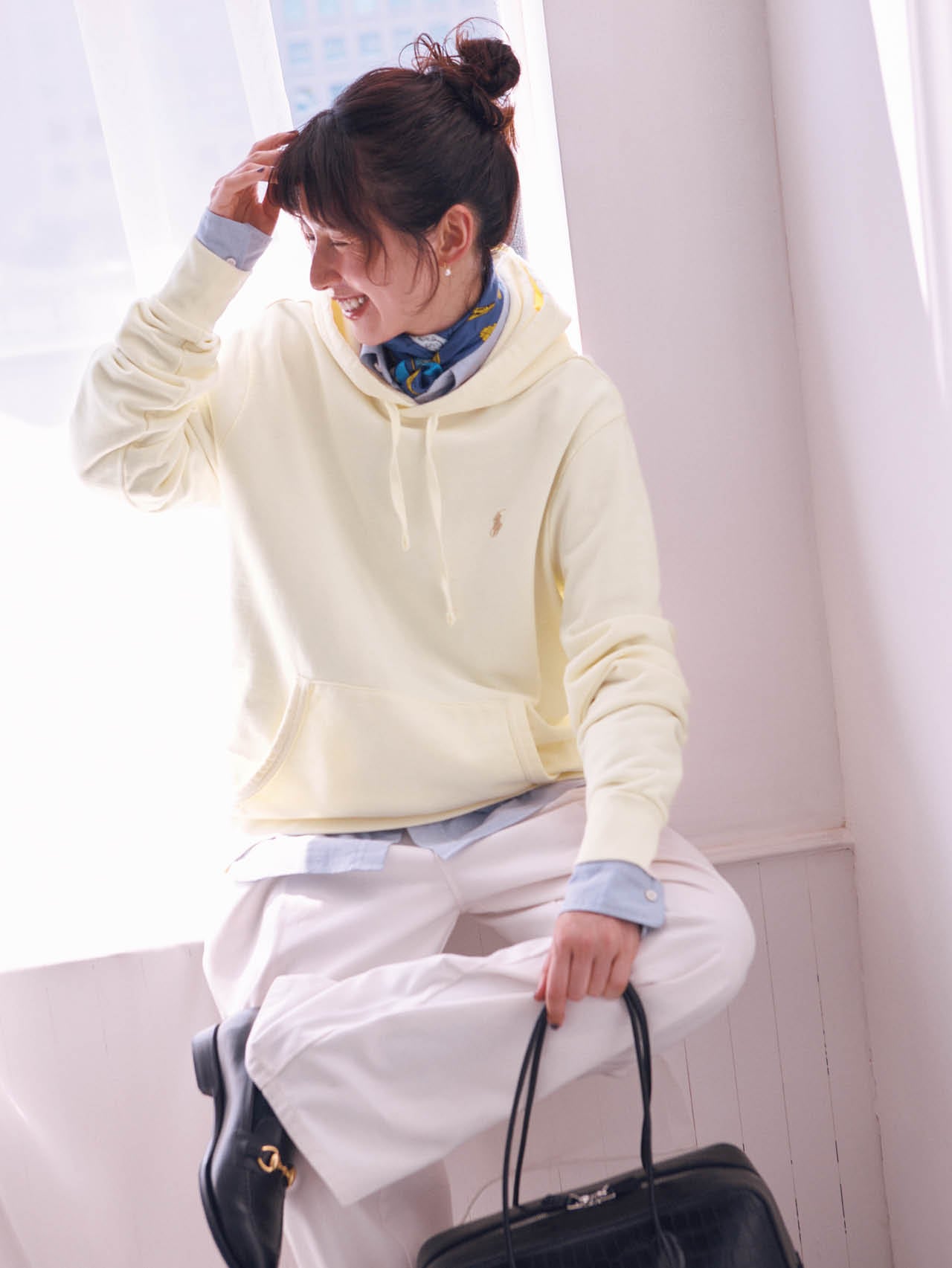 kazumiさんのPOLO RALPH LAUREN(ポロ ラルフ ローレン)【洗える】LOOPBACK SWEAT HOODIEのコーデ