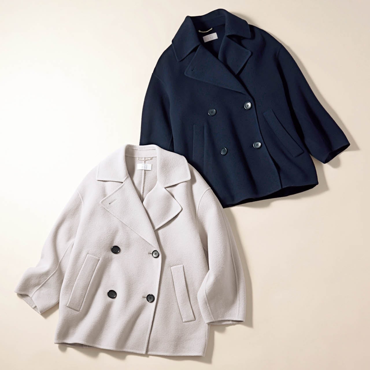 12closet（トゥエルブクローゼット）軽量リバーピーコート