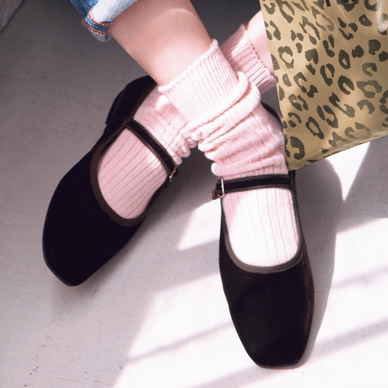 20th Anniv. LEE限定 Oblada（オブラダ）OBLADA MARY JANE（VELOR）（ベロアメリージェーンシューズ）