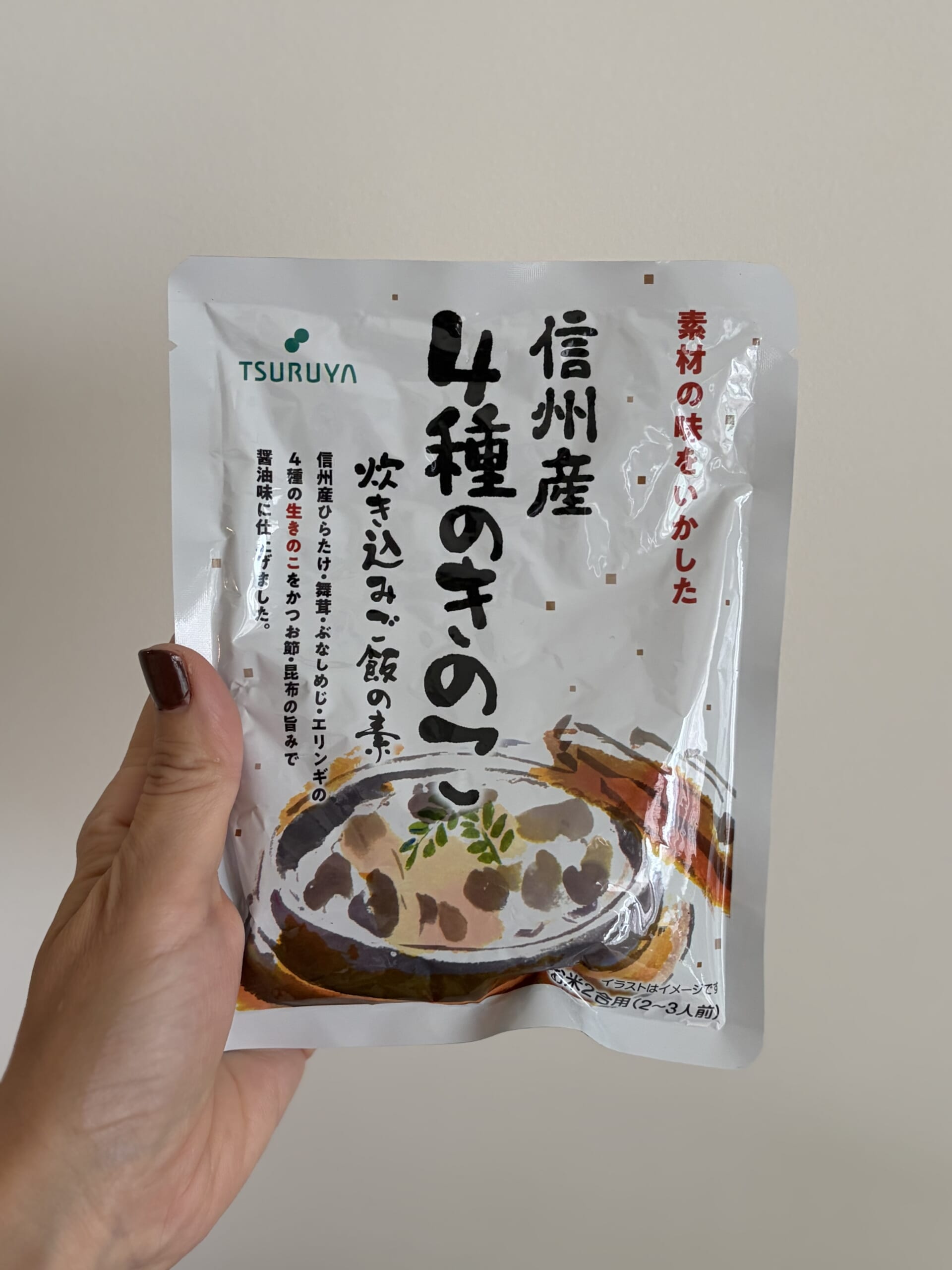 ツルヤ 信州産 4種のきのこ 炊き込みご飯の素