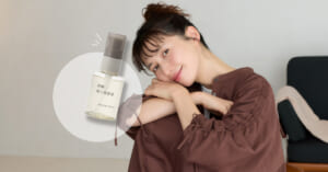 無印良品　発酵導入美容液　モデルKazumiさん