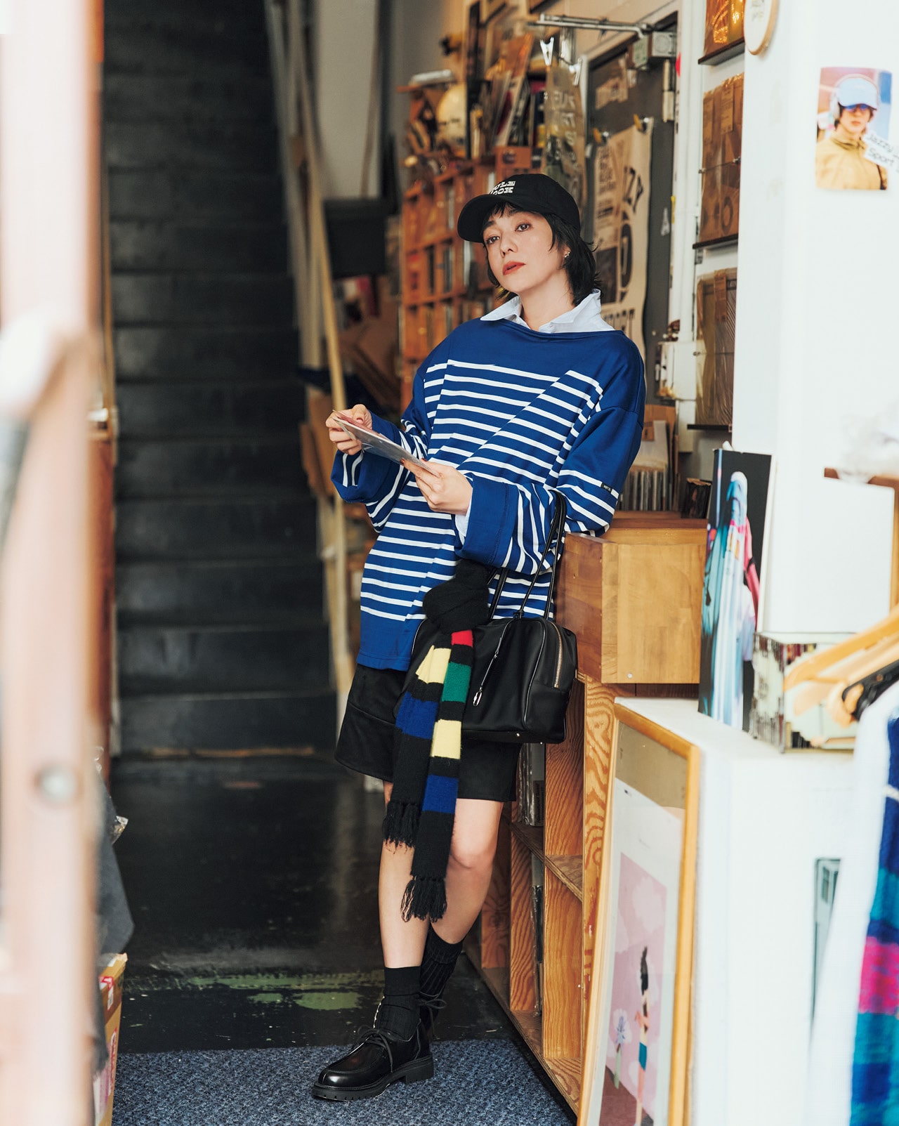 ウティのバスクシャツコーデ　TORICOT AASTのLIMOGES×OFF