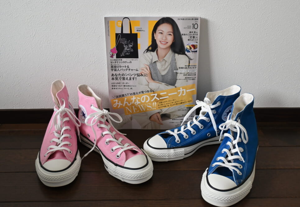 LEE 10月号 スニーカー 特集