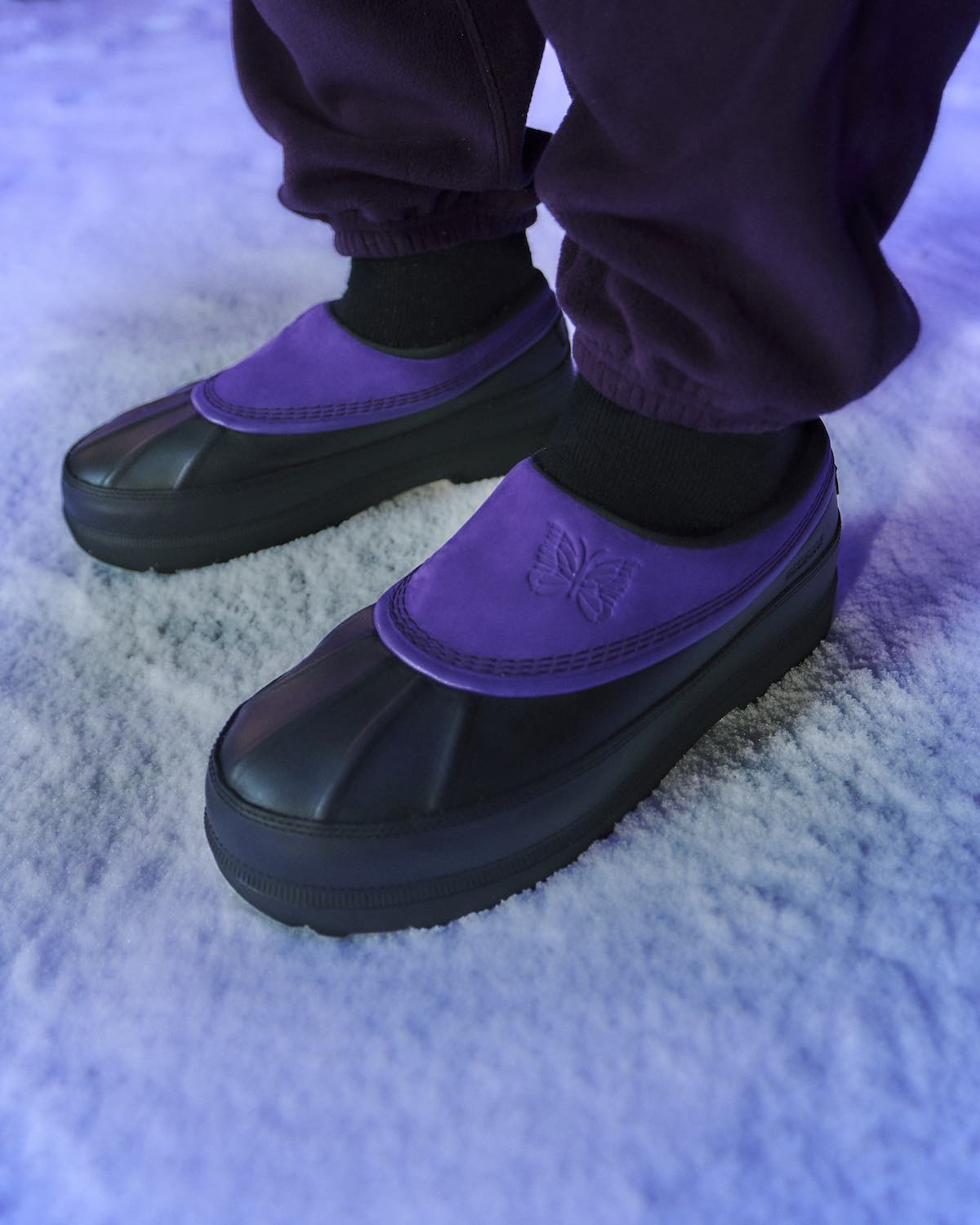 ソレル × ニードルズ アンブラー ウォータープルーフ クロッグ