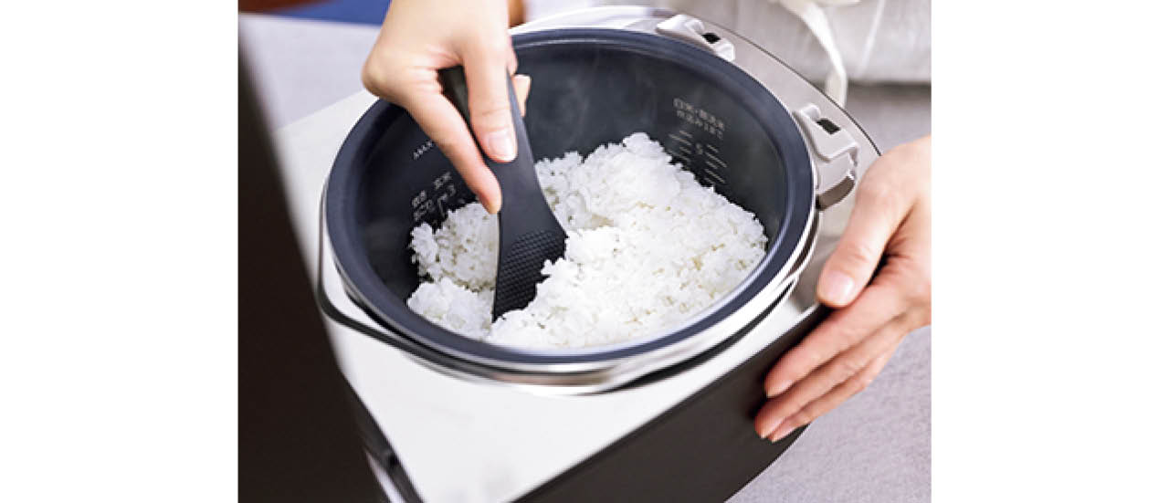 「うるおい保温」でおいしいまま保温キープ