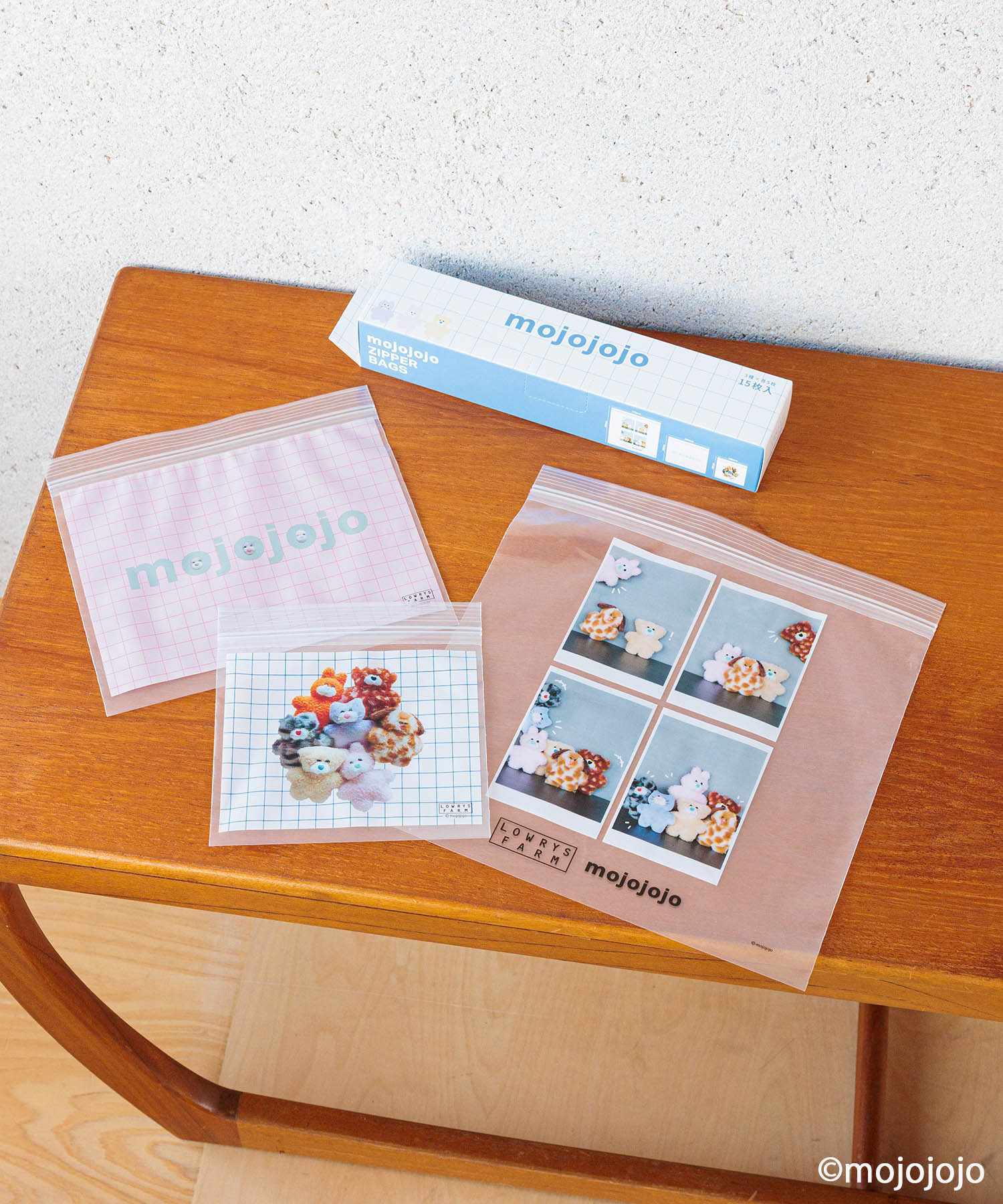 【mojojojo】/ZIPバッグSET