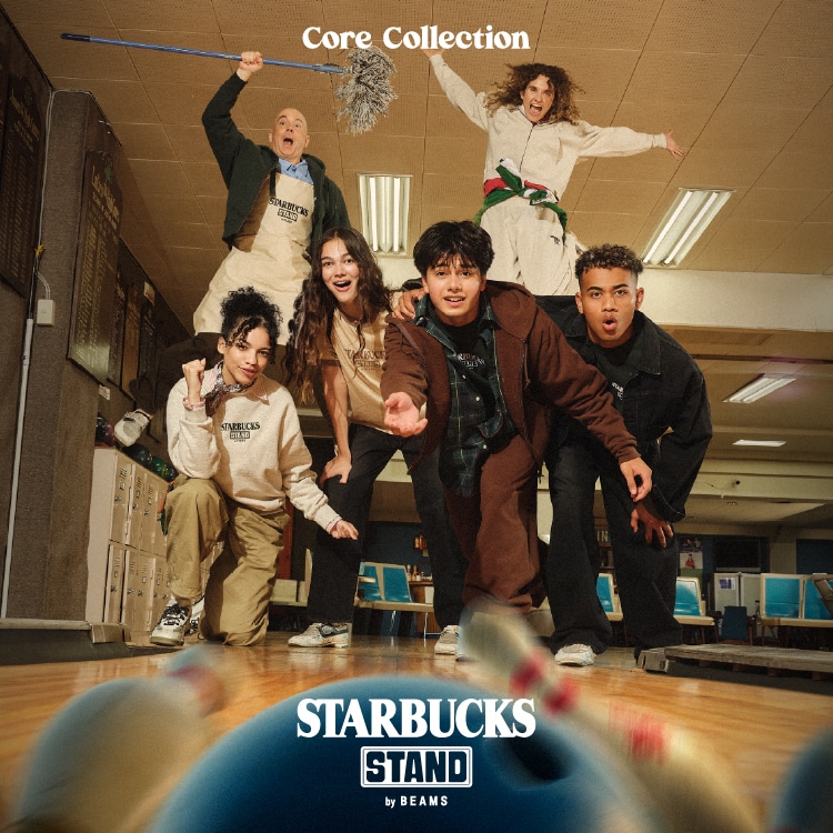 スターバックス　ビームス　STARBUCKSSTANDbyBEAMS キービジュアル