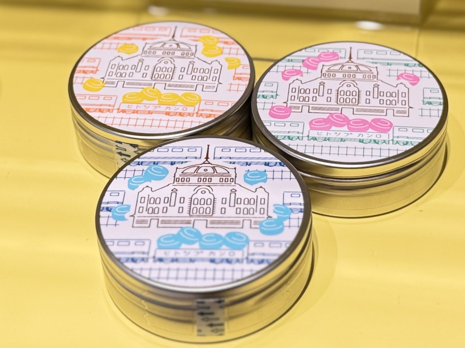 「フルーティアロマのど飴 東京駅舎」