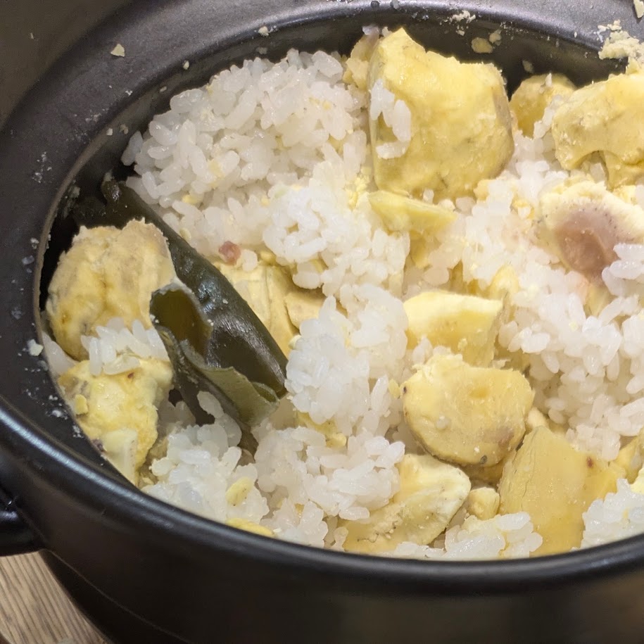 栗ご飯　LEEレシピ　コポ