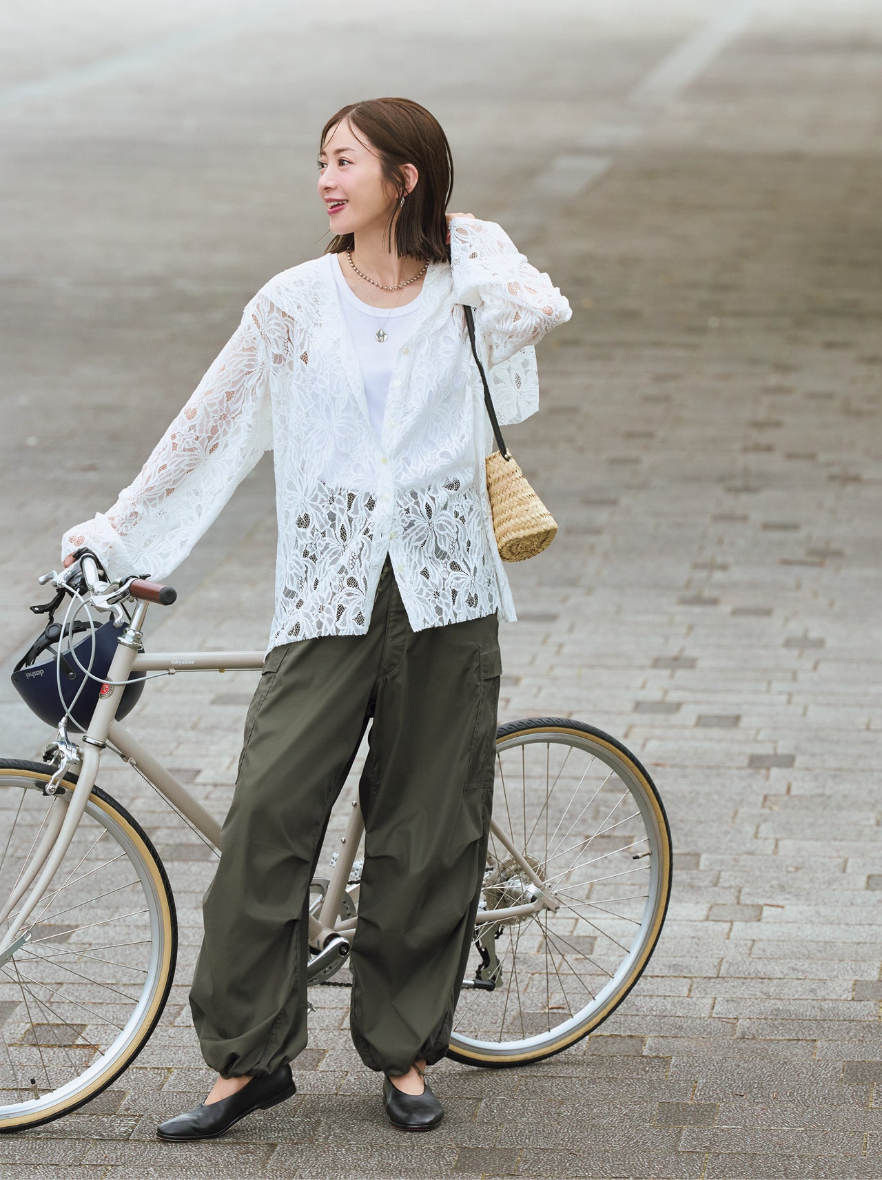 パンツ¥52800/ボウルズ(ハイク) のコーデ