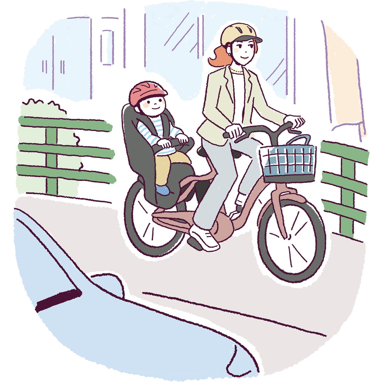 交通ルールをみんなで理解し、増加傾向にある自転車事故を防ぐのが目的