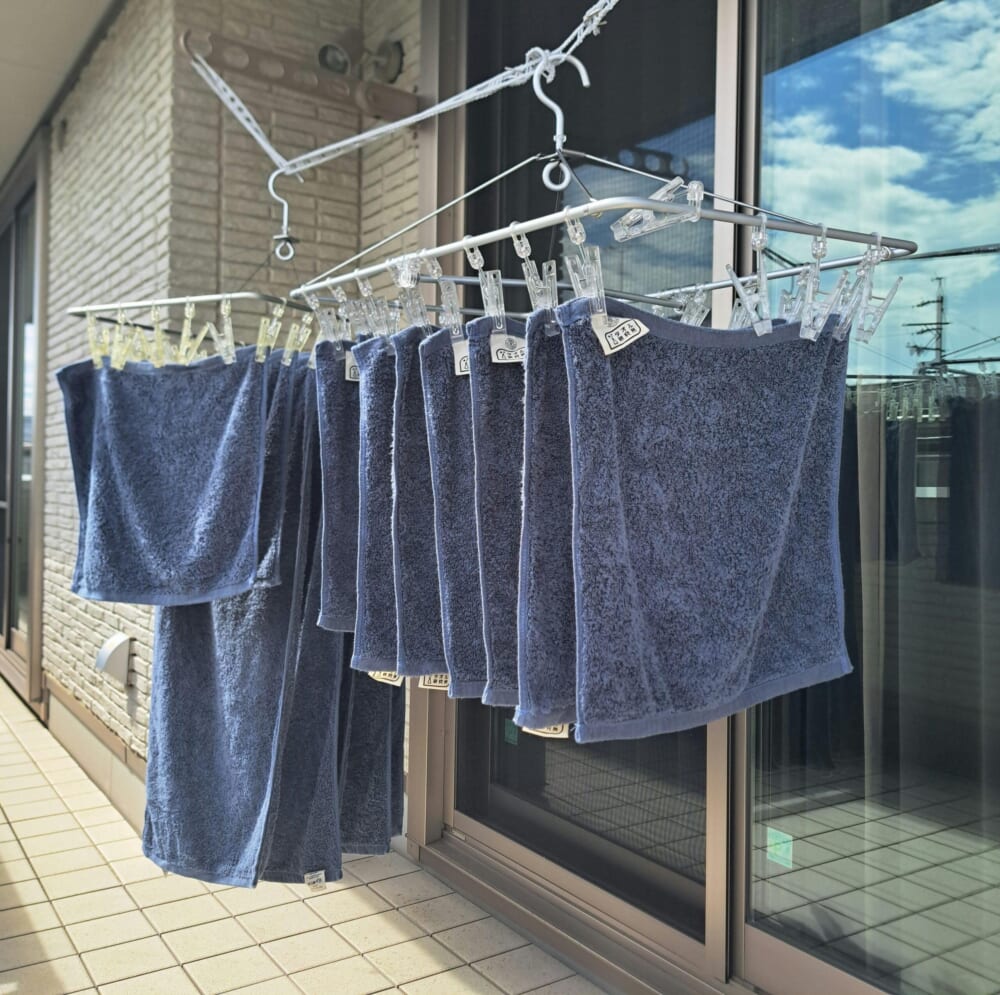 タオルの洗濯