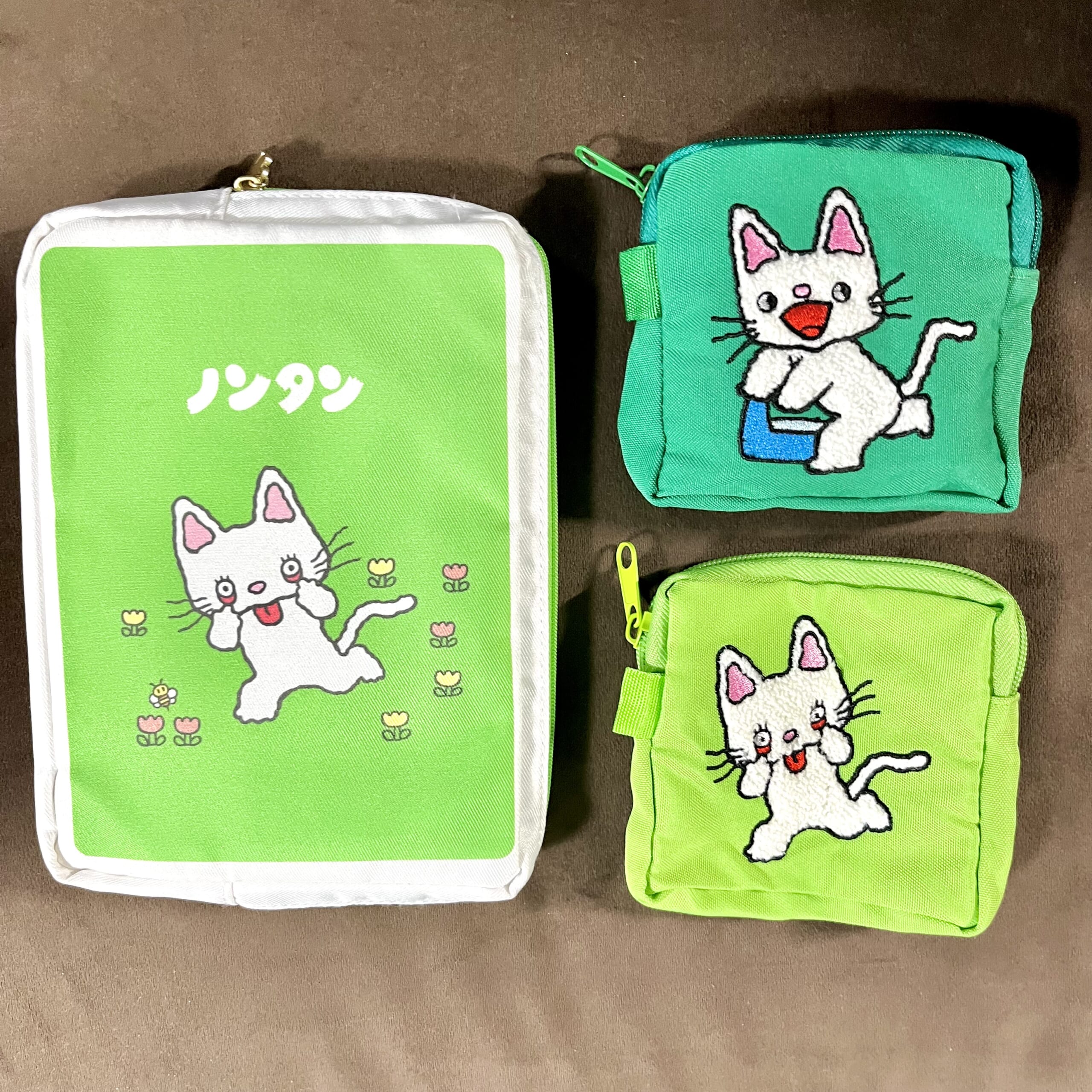 懐かしの【ノンタン】刺繍ポーチがガチャガチャで登場！2種類ゲット