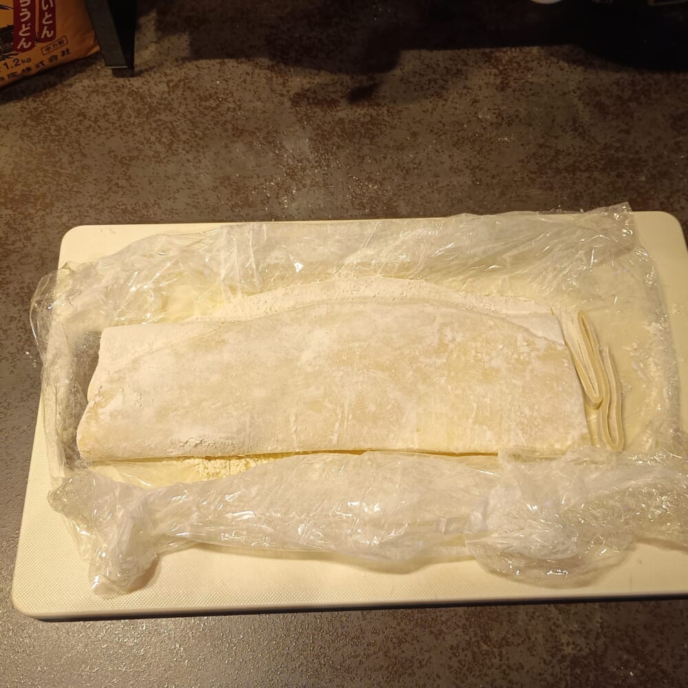 吉田のうどん 自宅で手打ち うどん 切る